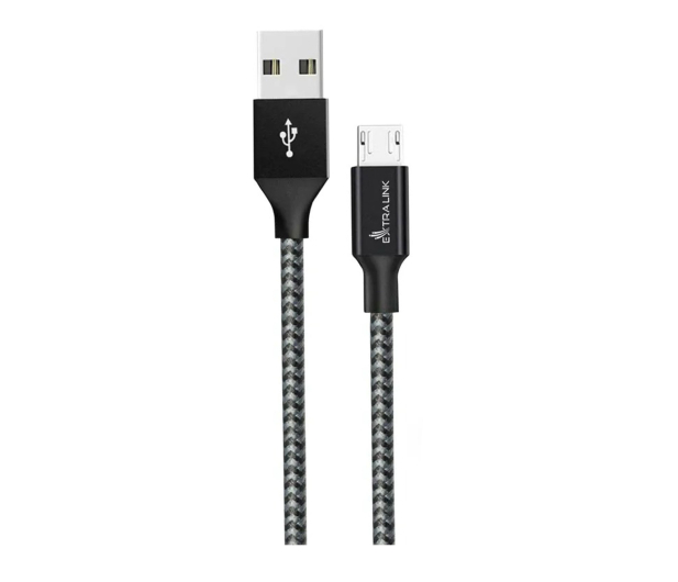 ExtraLink Smart Life USB - microUSB 1m Czarny - 1550952 - zdjęcie